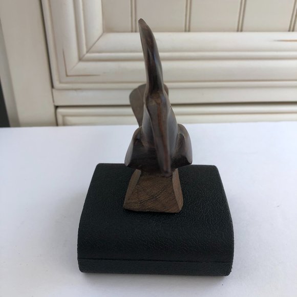 Vintage Hand Carved Wooden Road Runner Figurine Sculpture - RARE Contemporary - Picture 4 of 14